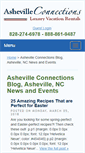 Mobile Screenshot of blog.ashevilleconnections.com